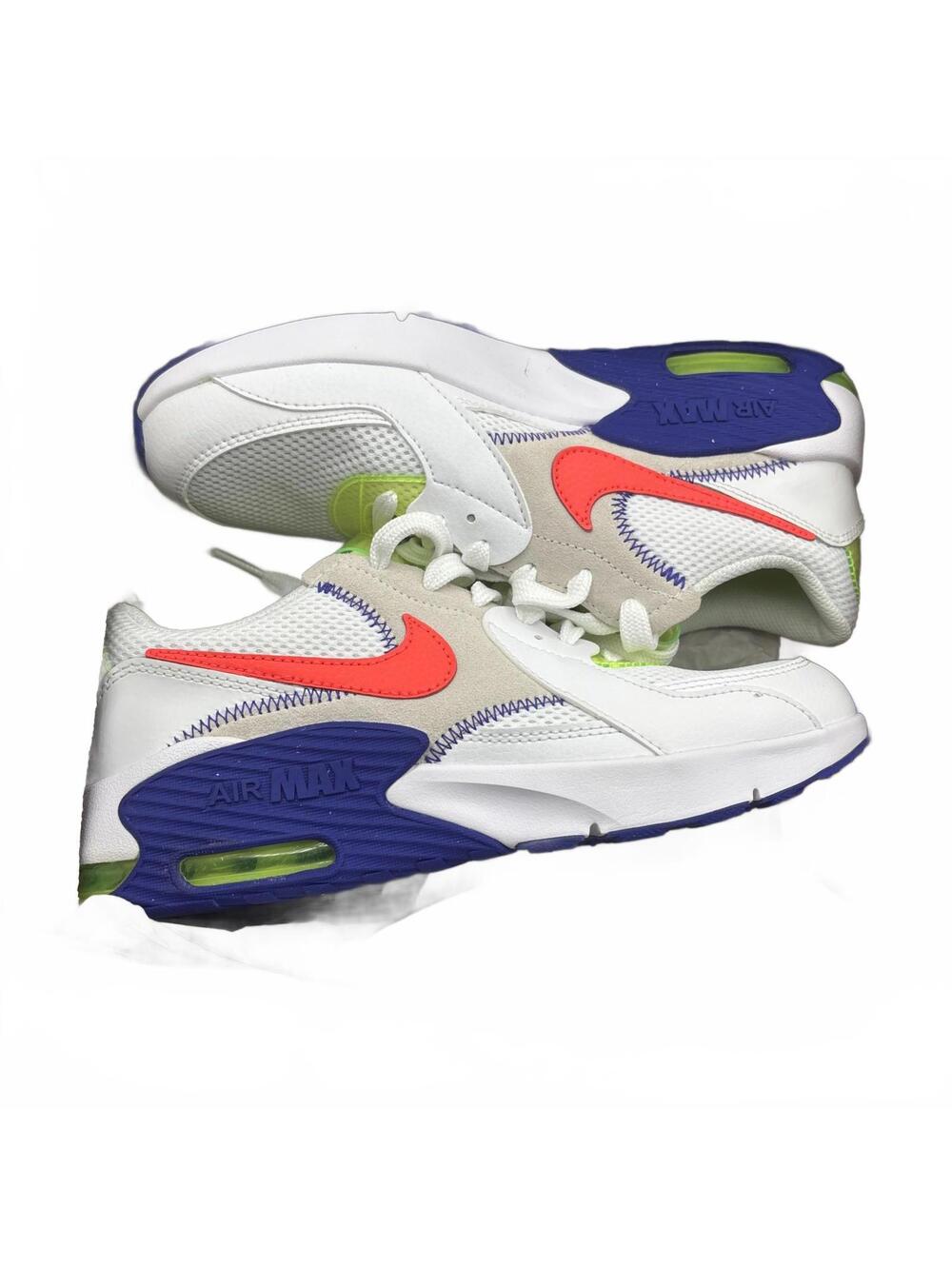 Size 6 (GS) - Nike Air Max 90 Low Air white Green Crimsom DD4353-100 - Picture 10 of 12
